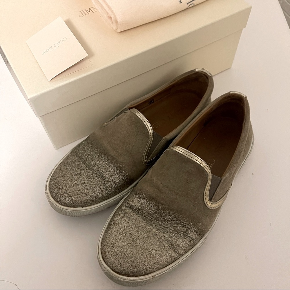 Jimmy Choo slip on demo shoes size 36